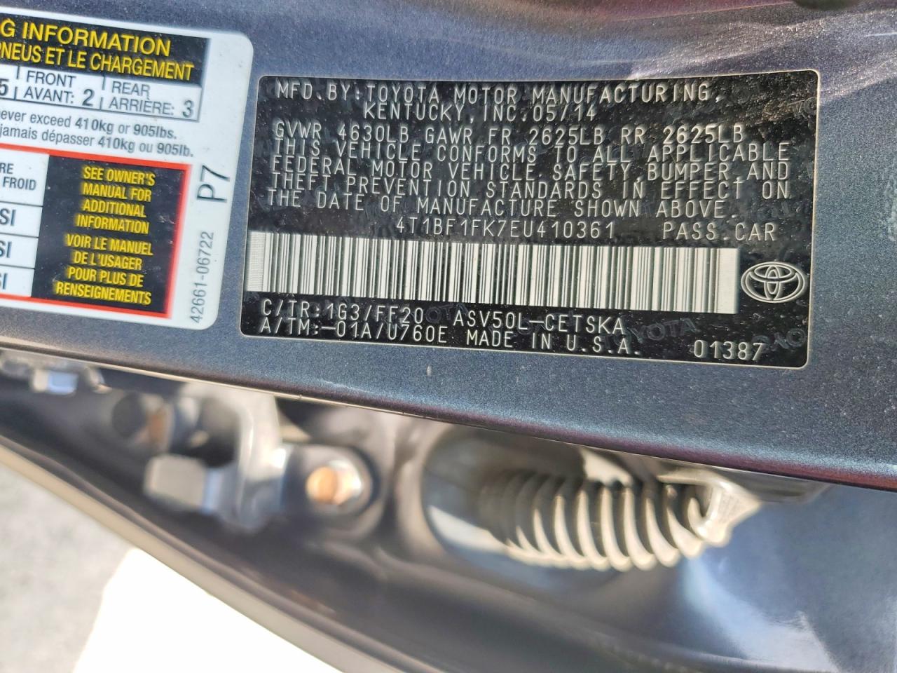 Toyota Camry Se