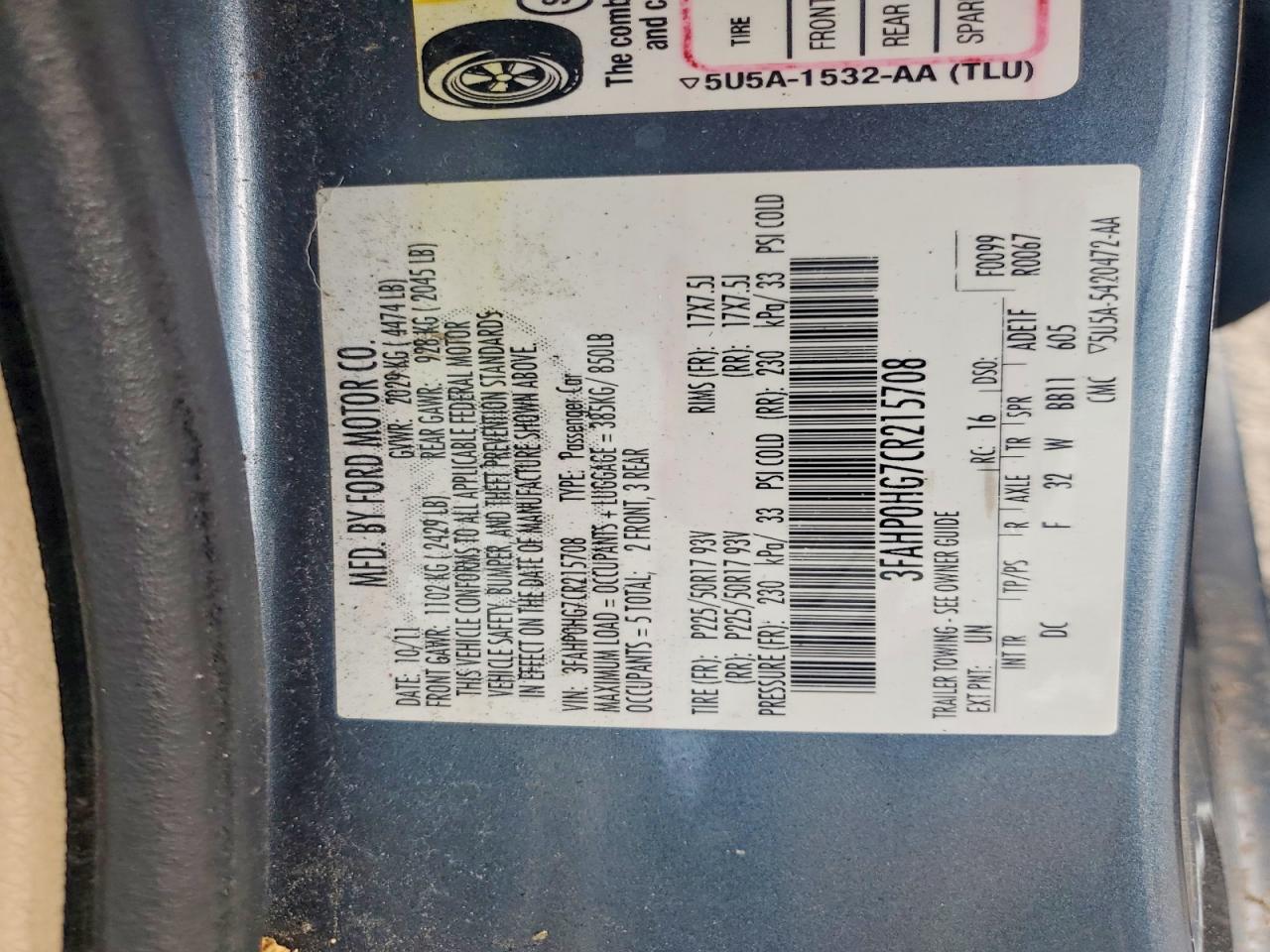 Ford Fusion Se
