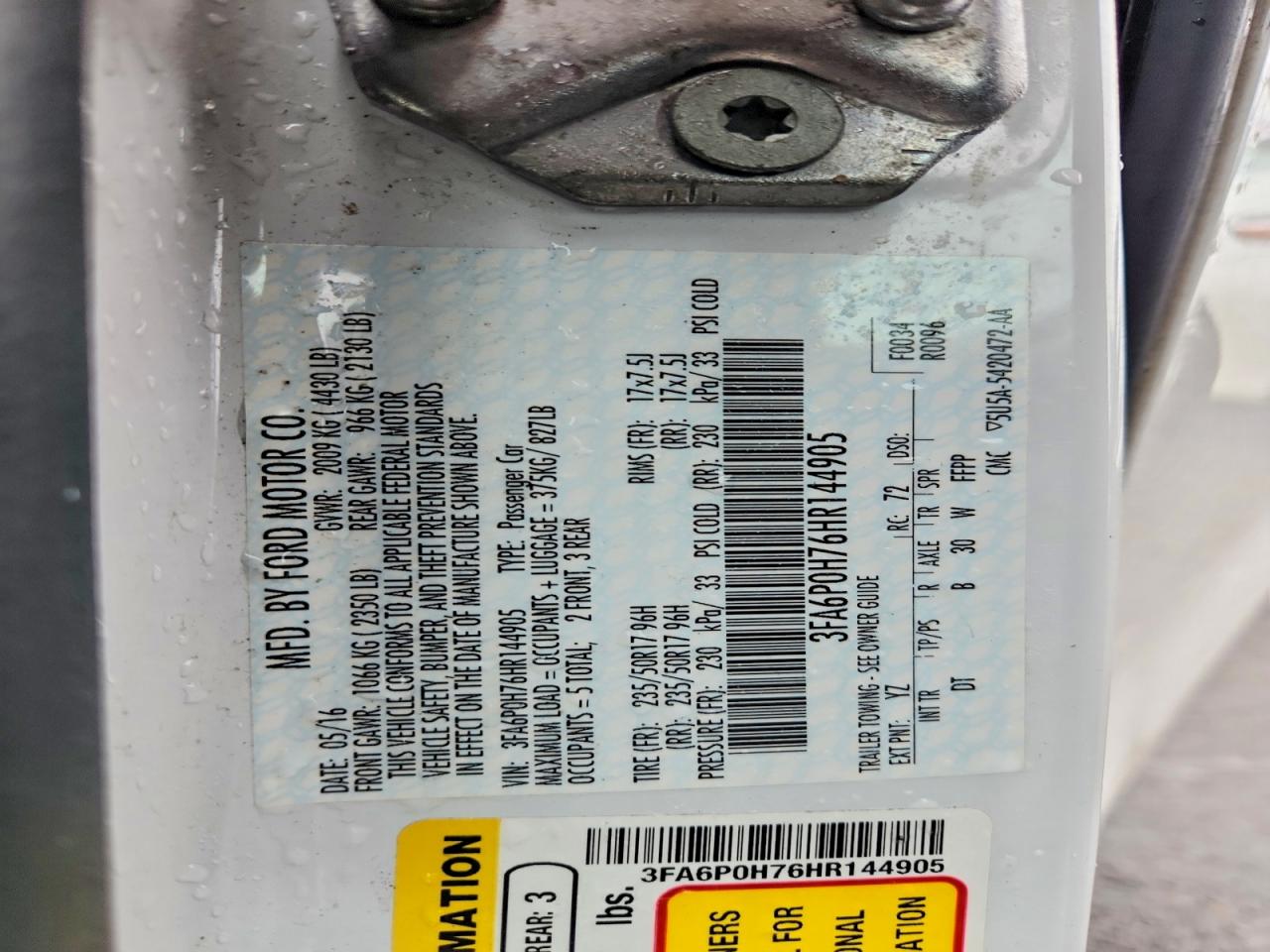 Ford Fusion Se