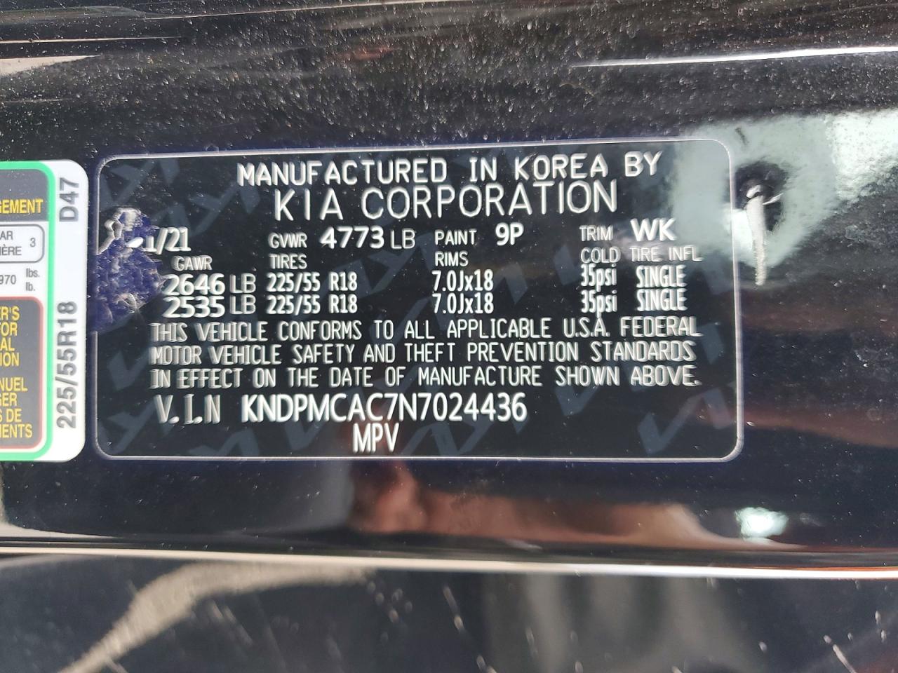 Kia Sportage Lx