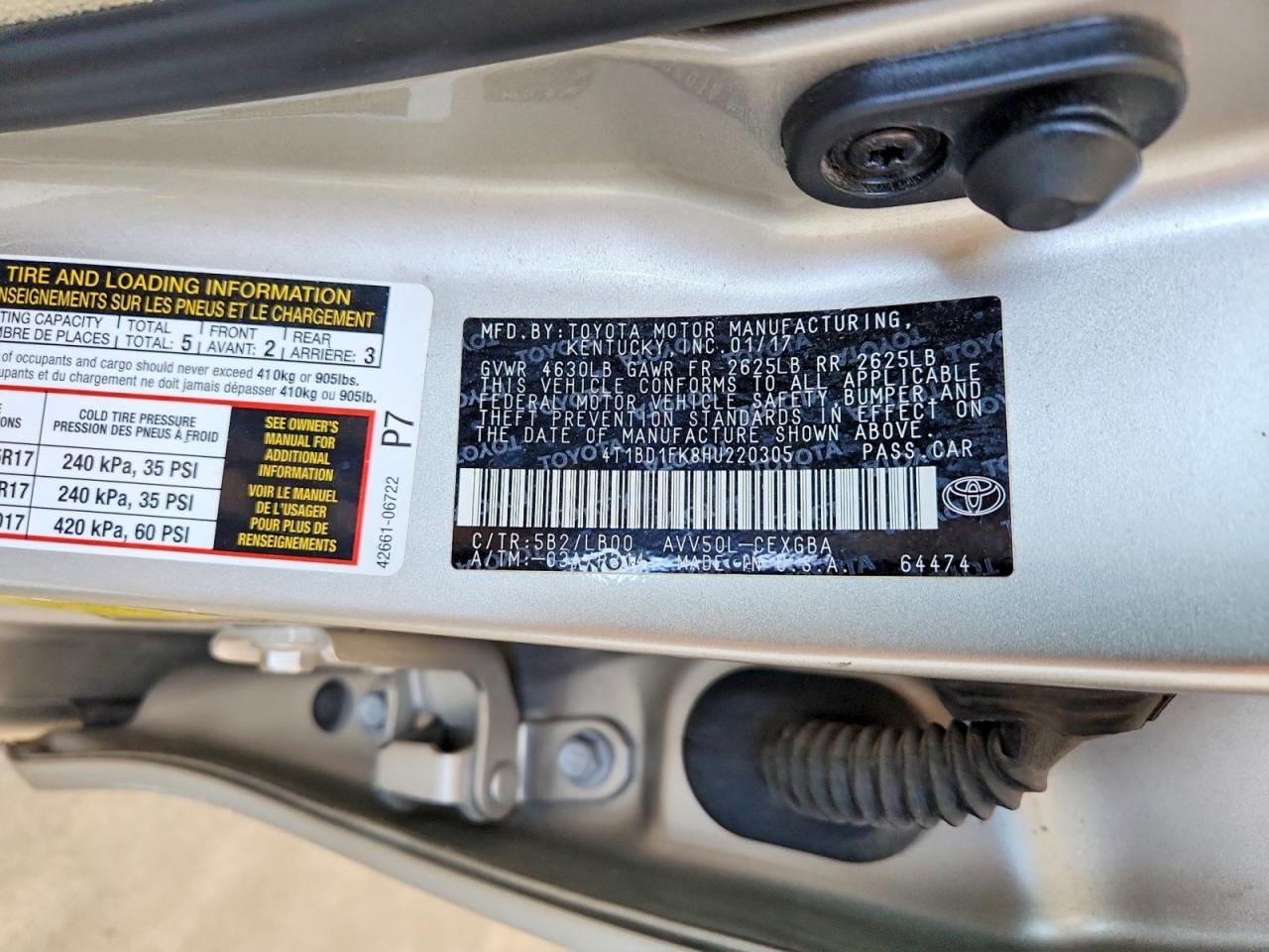 Toyota Camry Xle