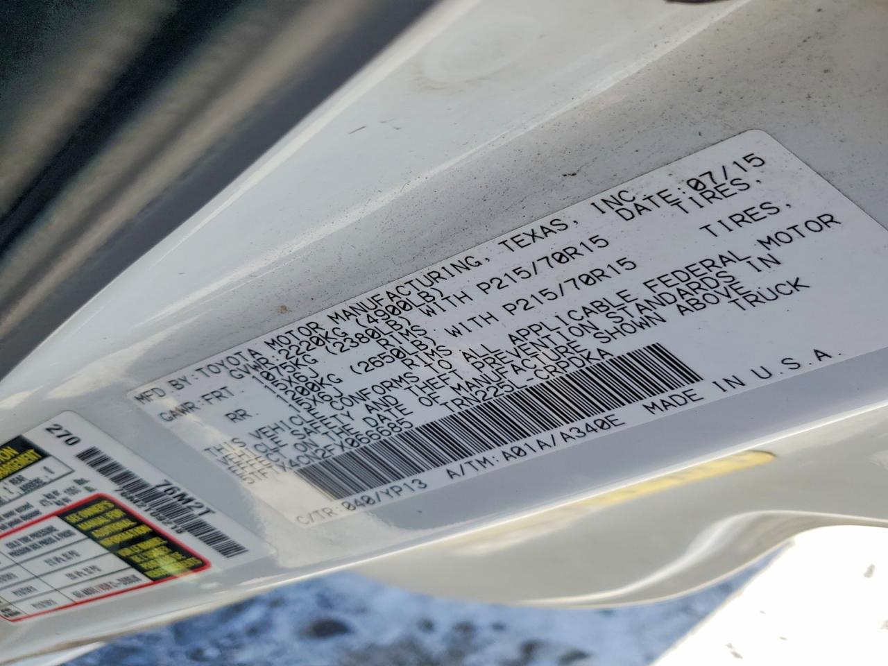 Toyota Tacoma Access Cab