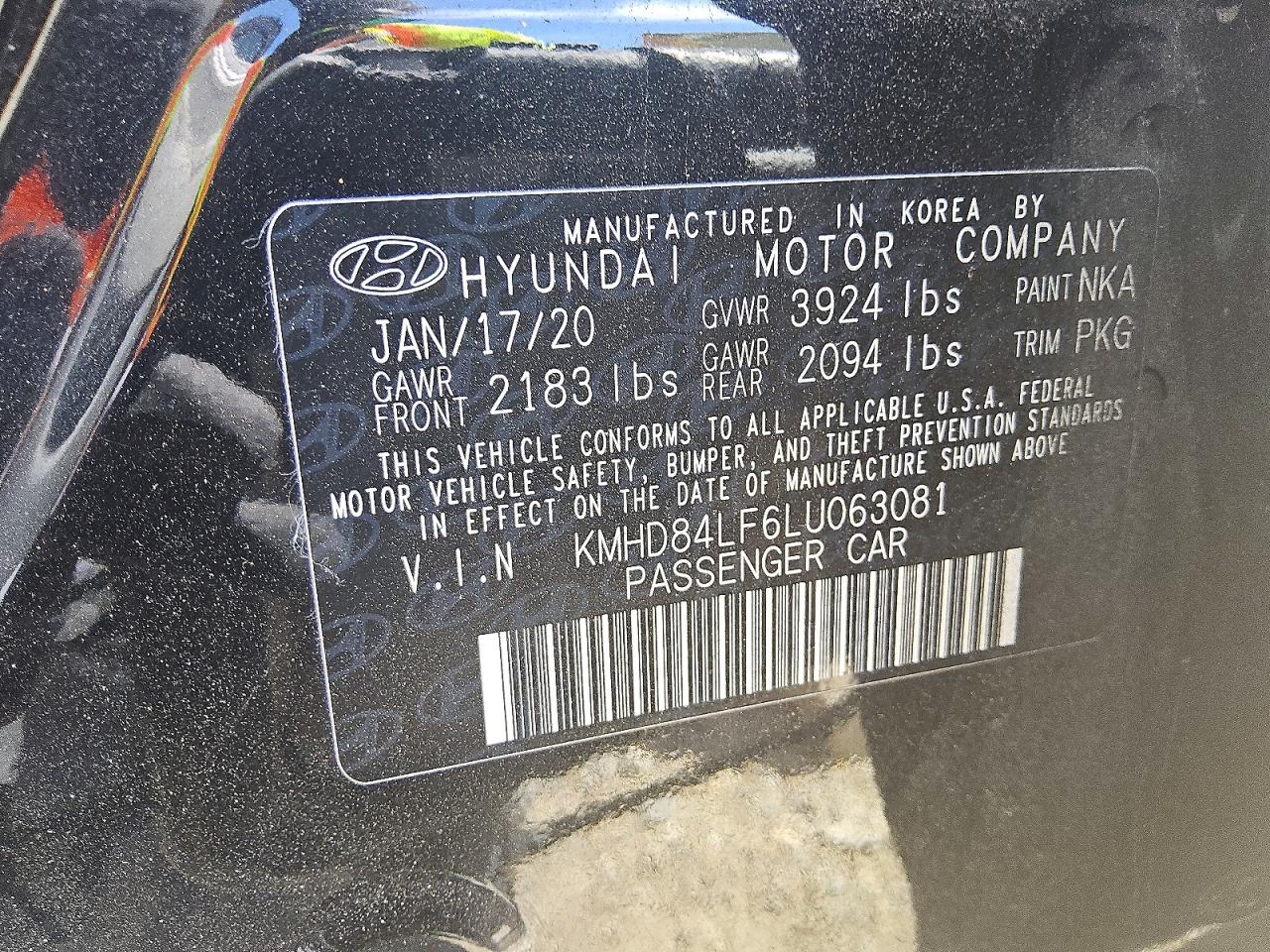 Hyundai ELANTRA Sel