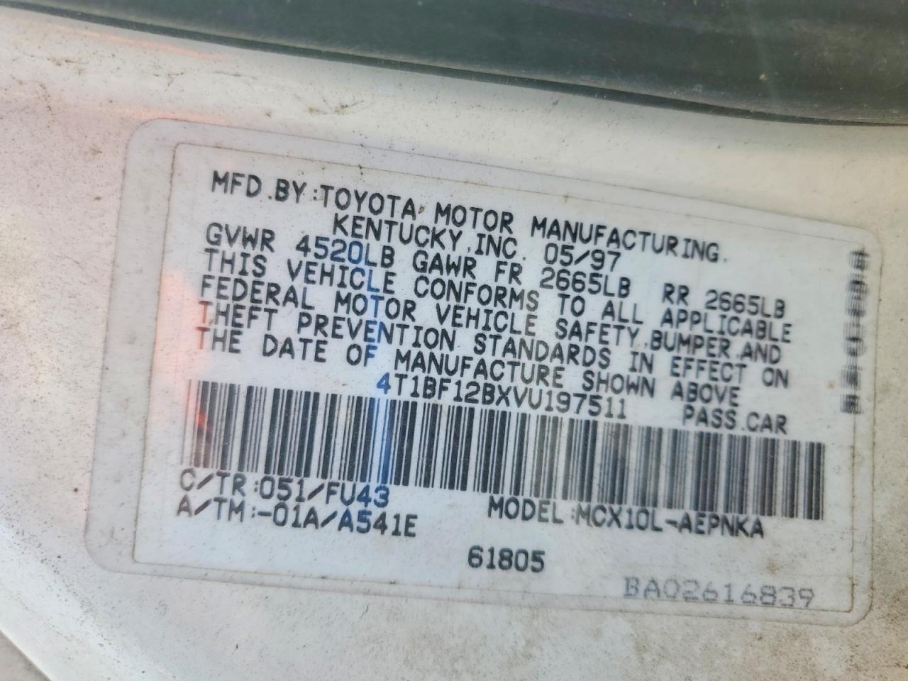 Toyota Avalon Xl