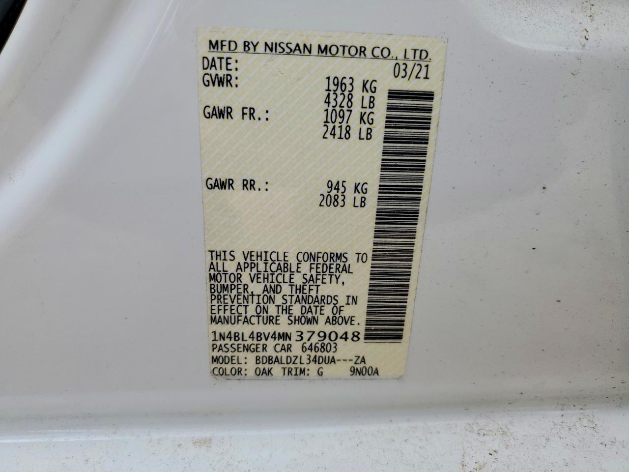 Nissan Altima S
