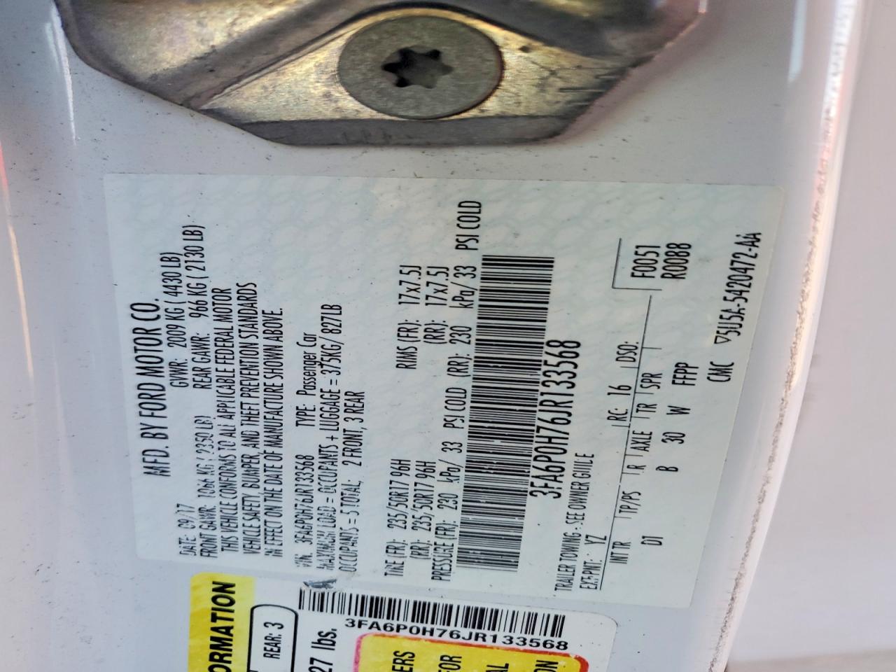 Ford Fusion Se