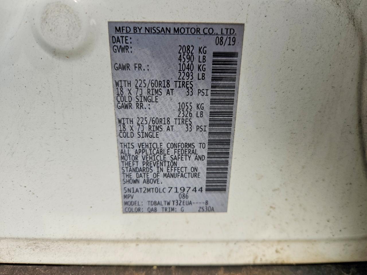 Nissan Rogue Sv