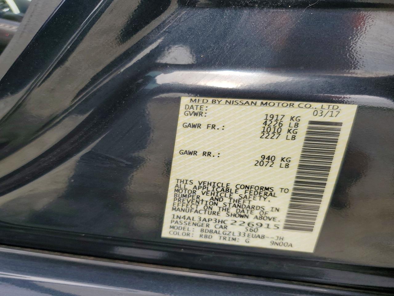 Nissan Altima 2.5 S