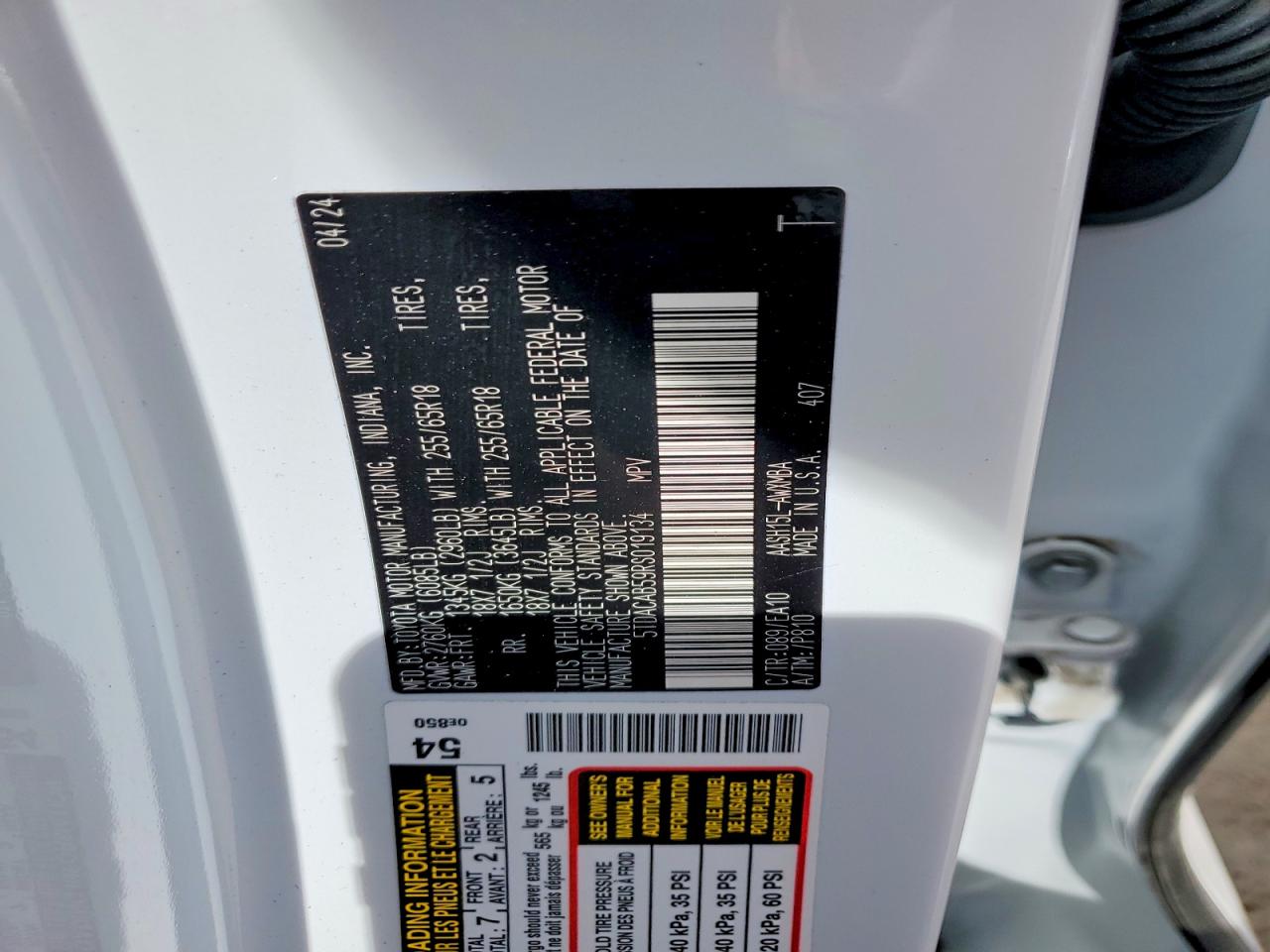 Toyota Grand Highlander Hybrid Xle