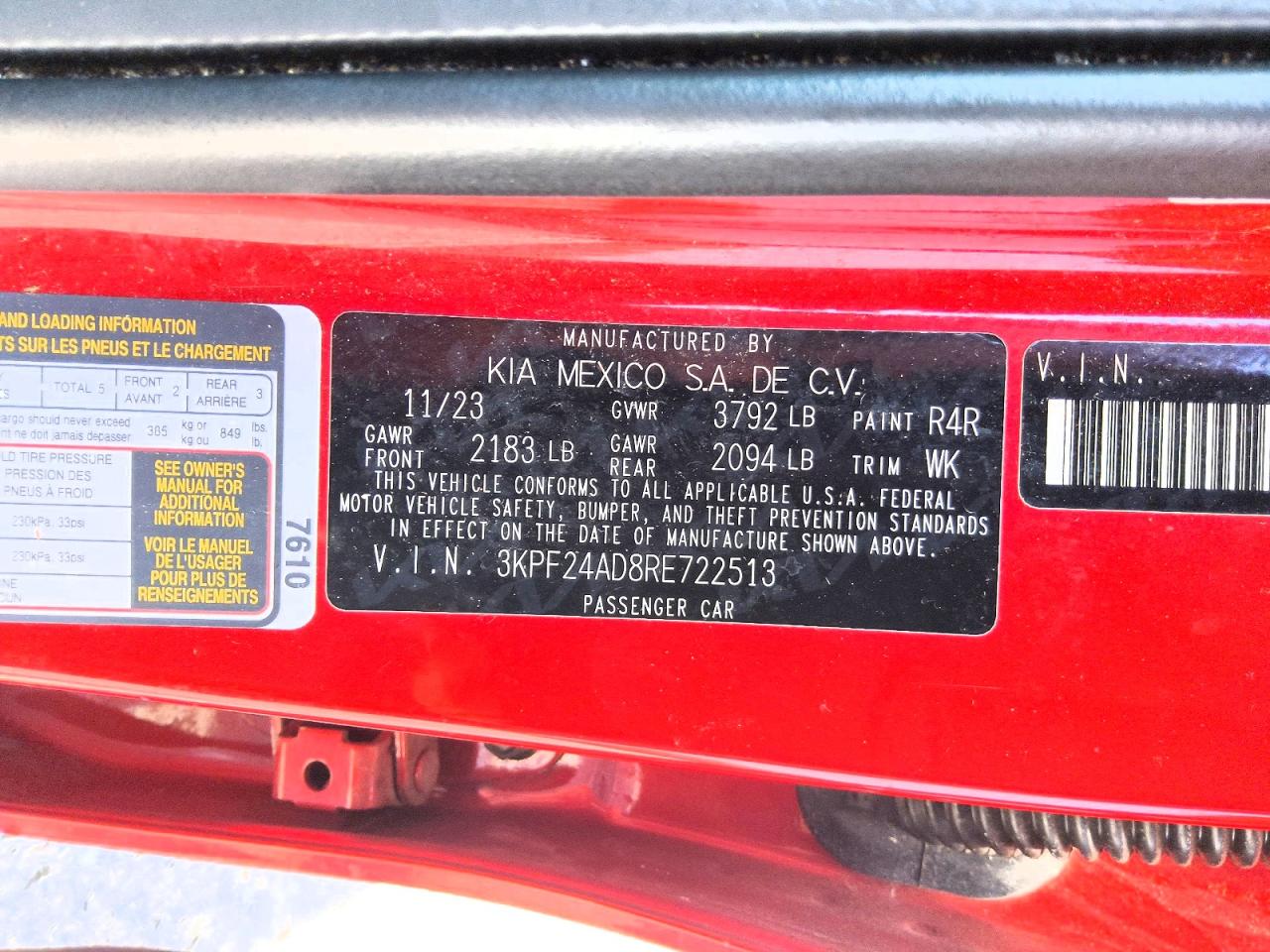 Kia Forte Lxs