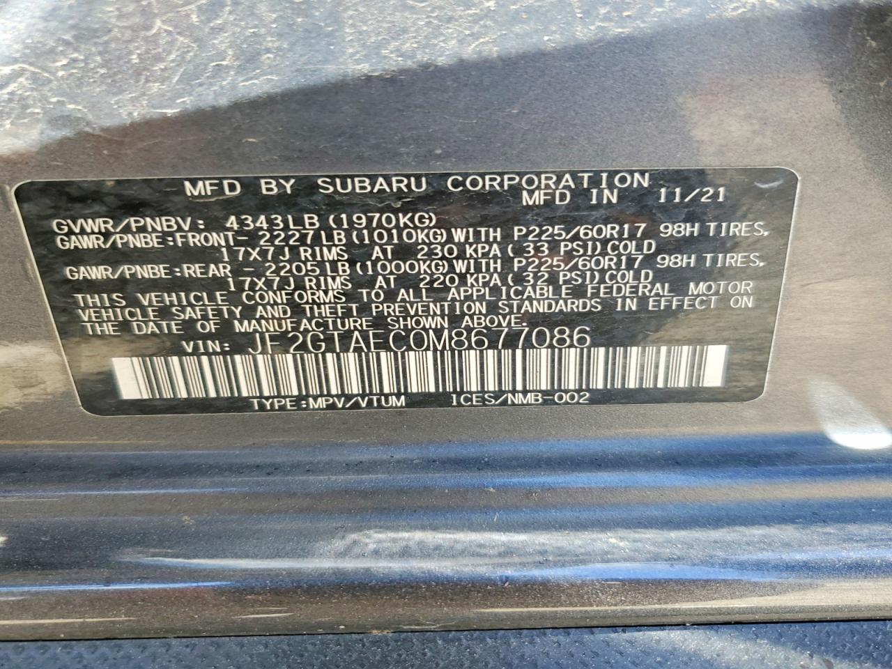 Subaru Crosstrek Premium