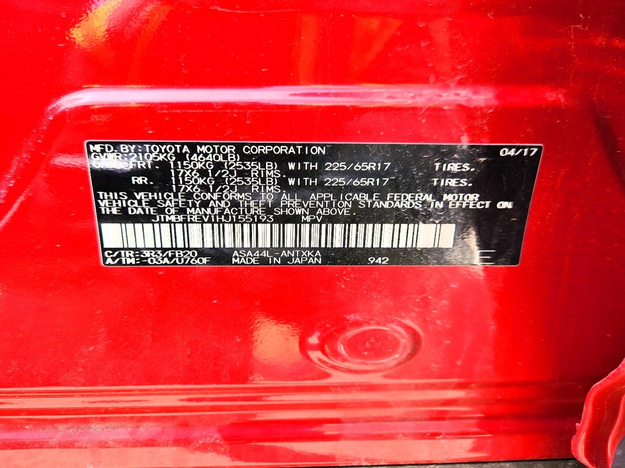 Toyota RAV4 Le