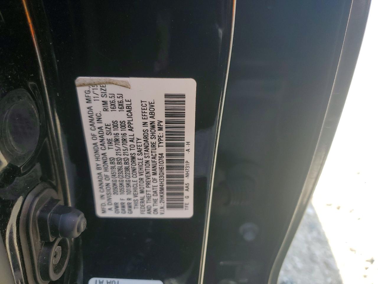 Honda Crv Lx