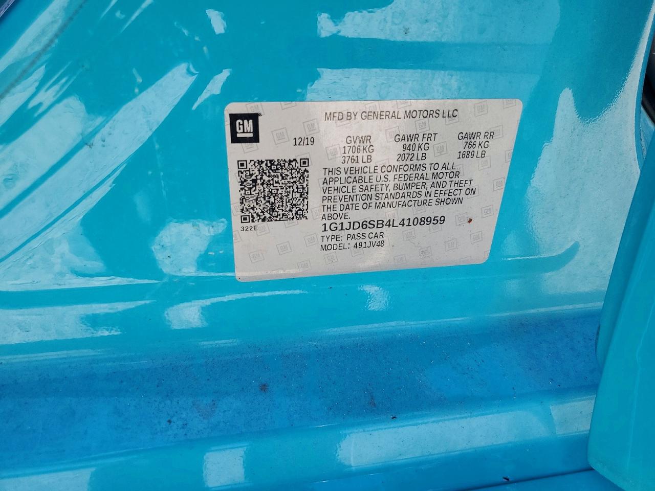Chevrolet Sonic Lt