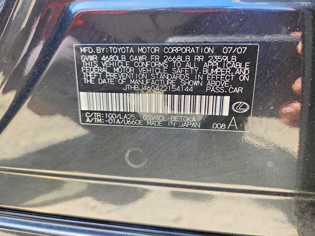 Lexus Es 350