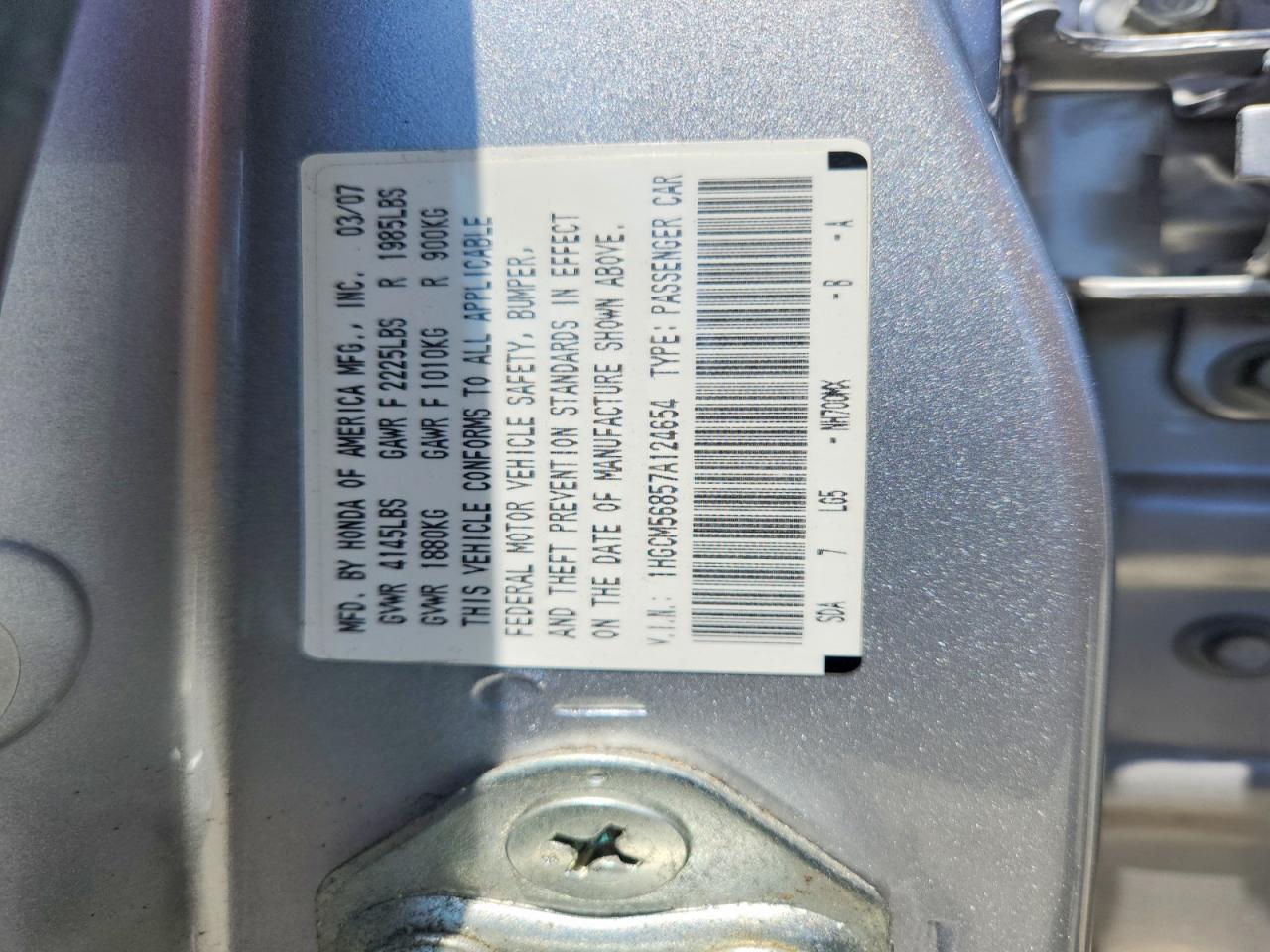 Honda Accord Ex