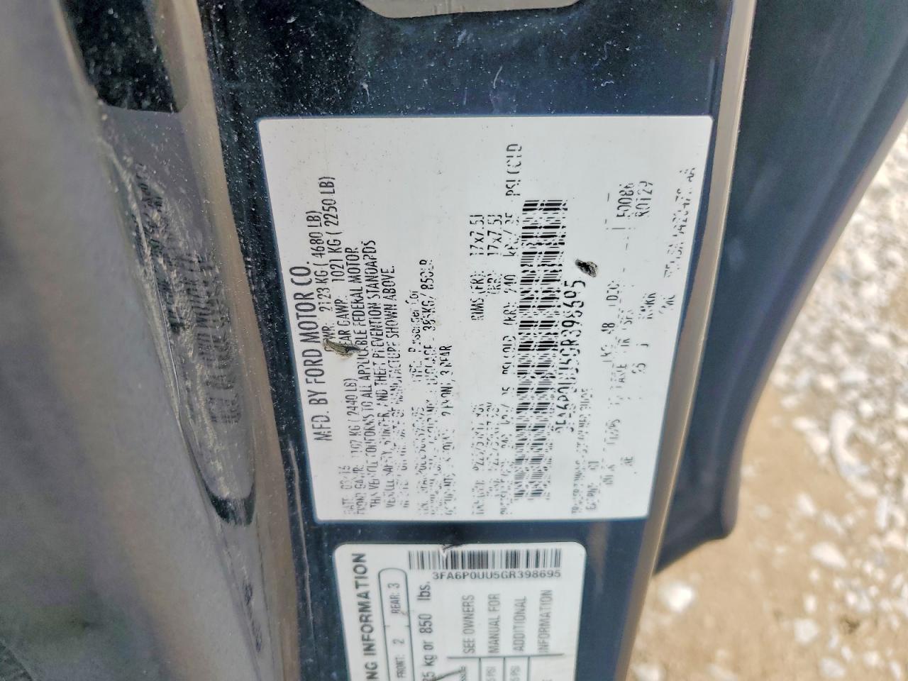 Ford Fusion S Hybrid