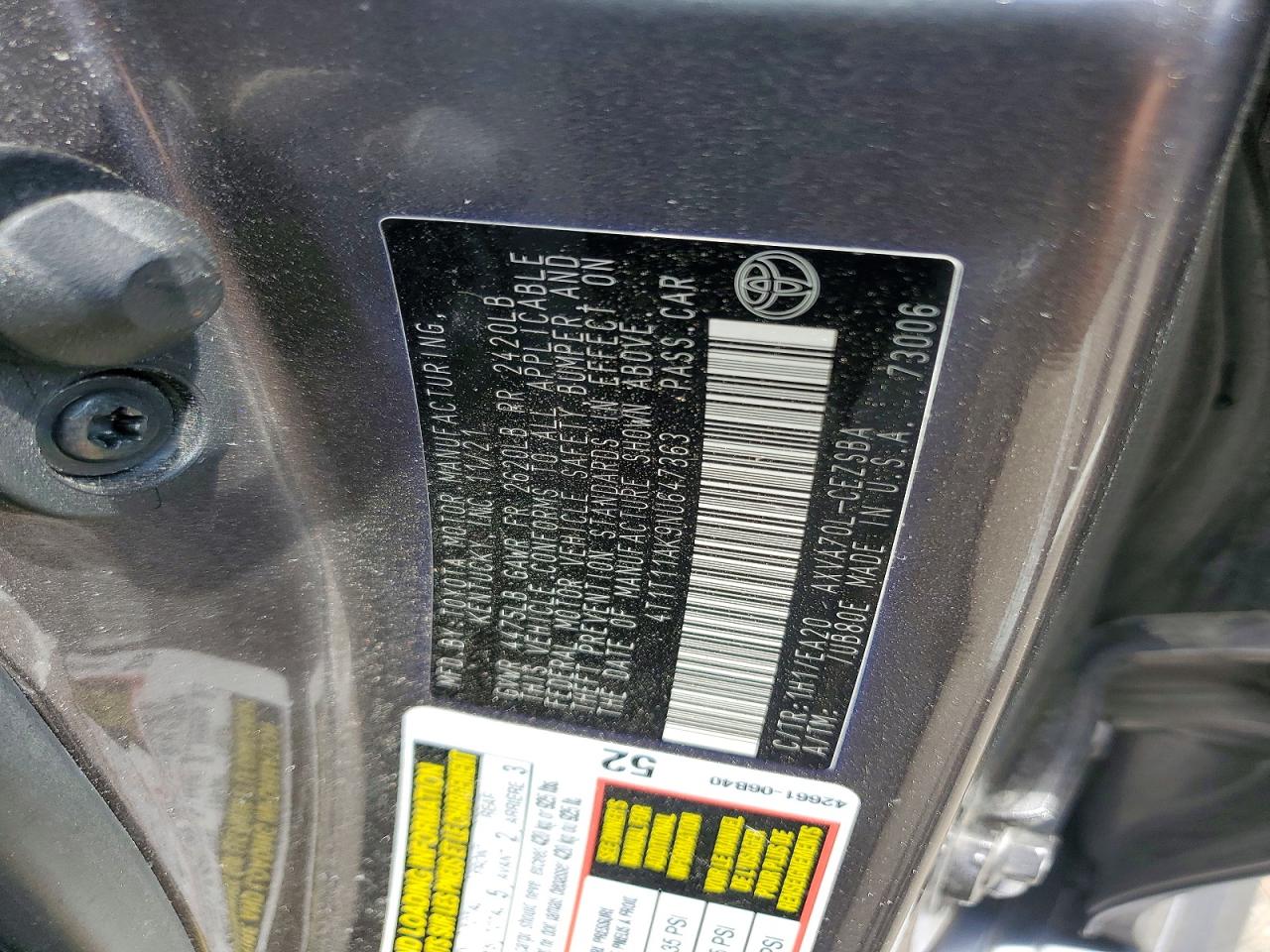 Toyota Camry Se