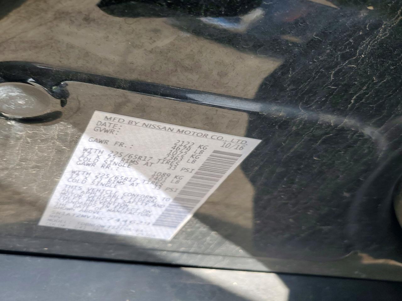 Nissan Rogue Sv
