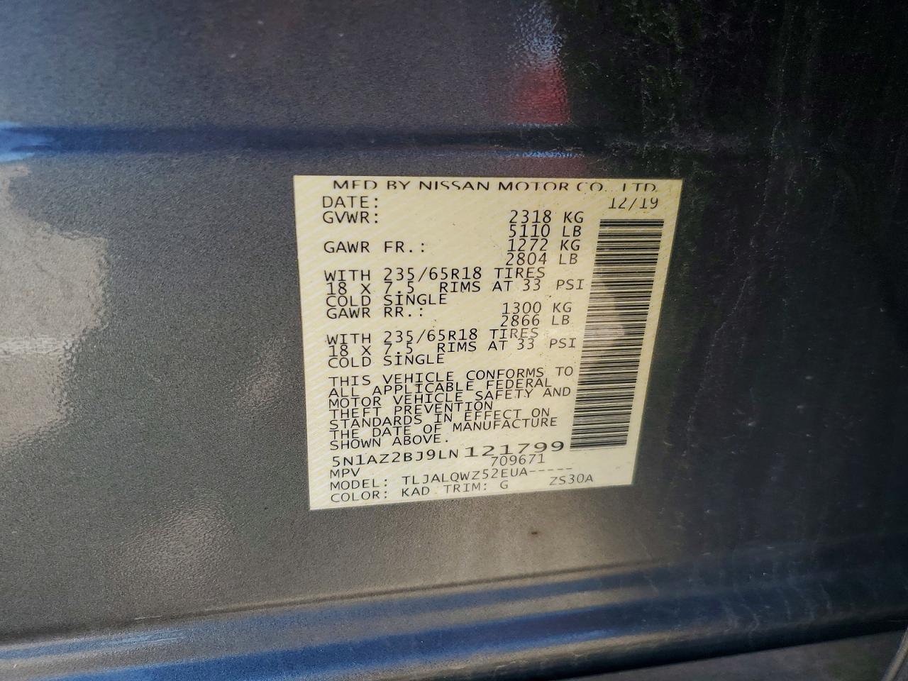 Nissan Murano Sv