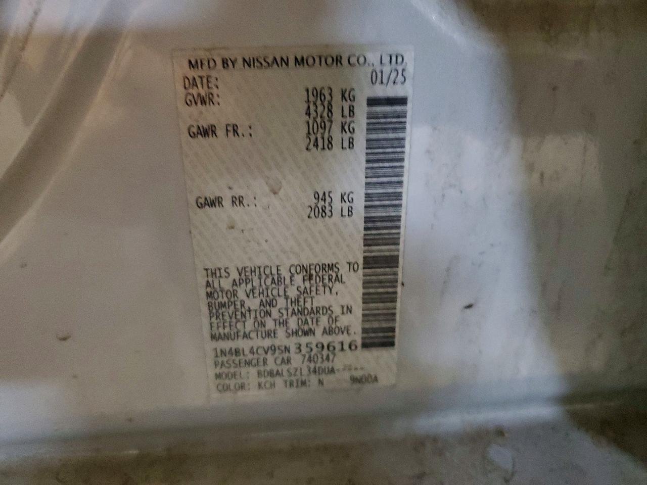 Nissan Altima Sr