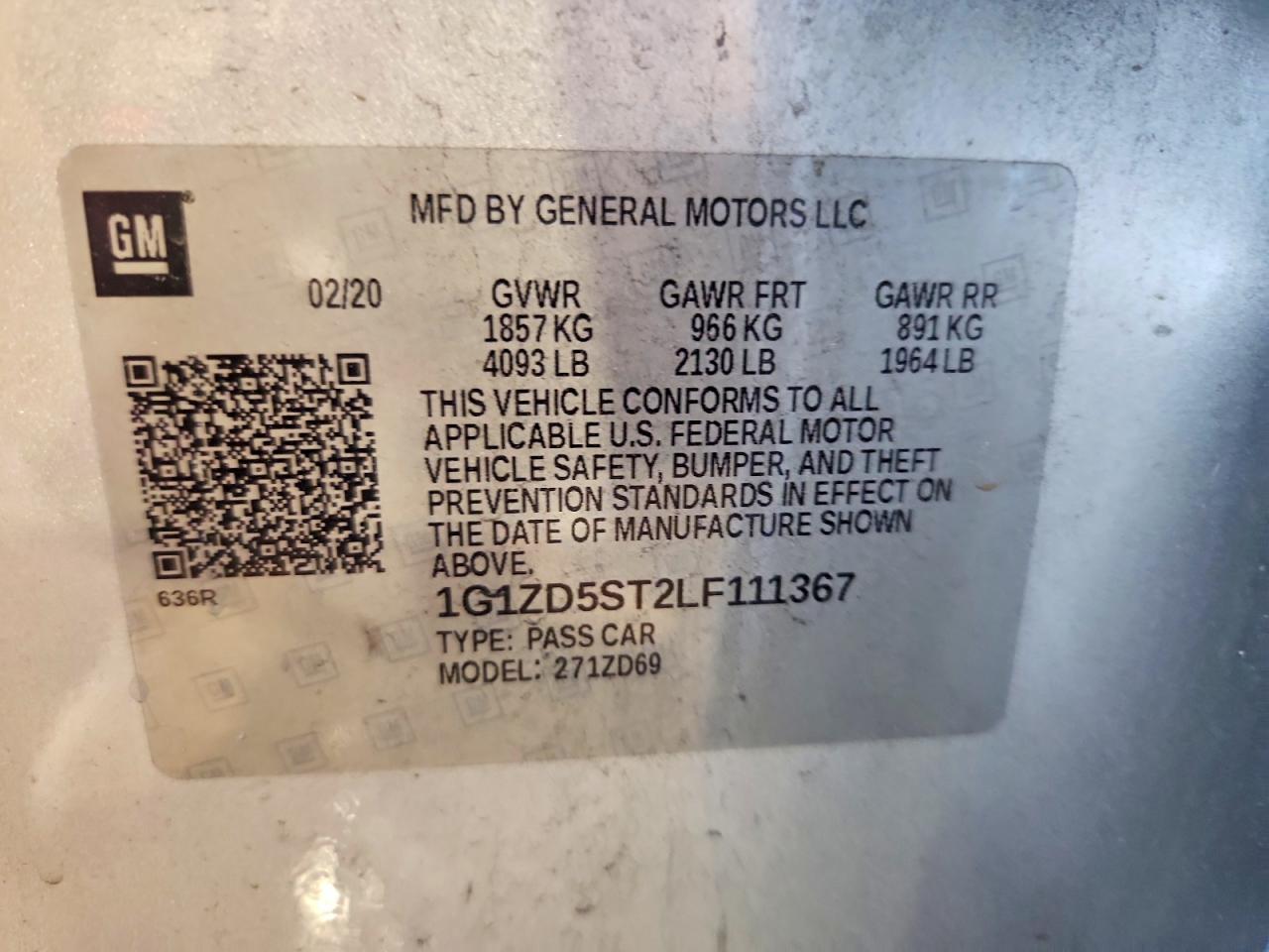 Chevrolet Malibu Lt