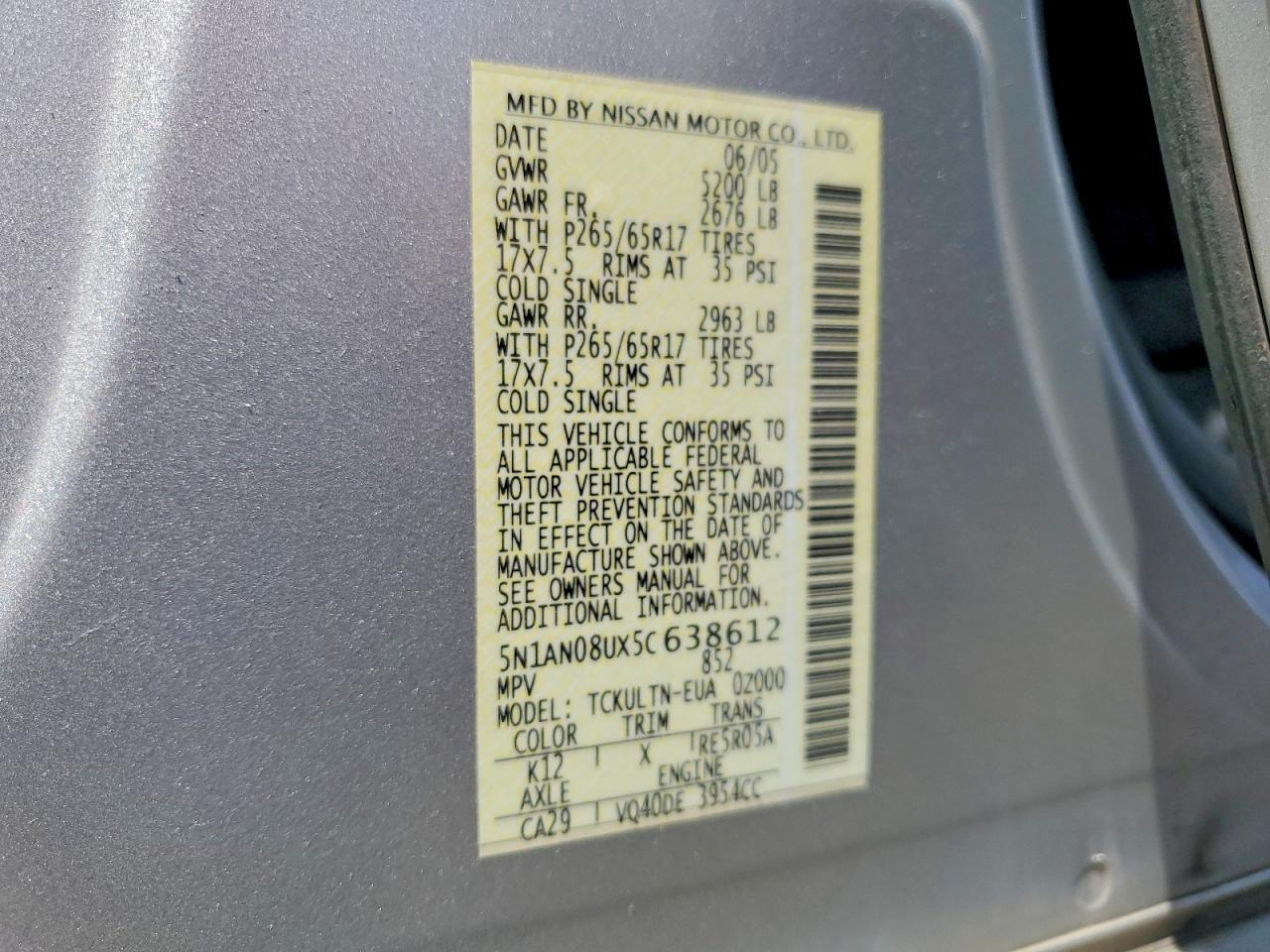 Nissan Xterra S