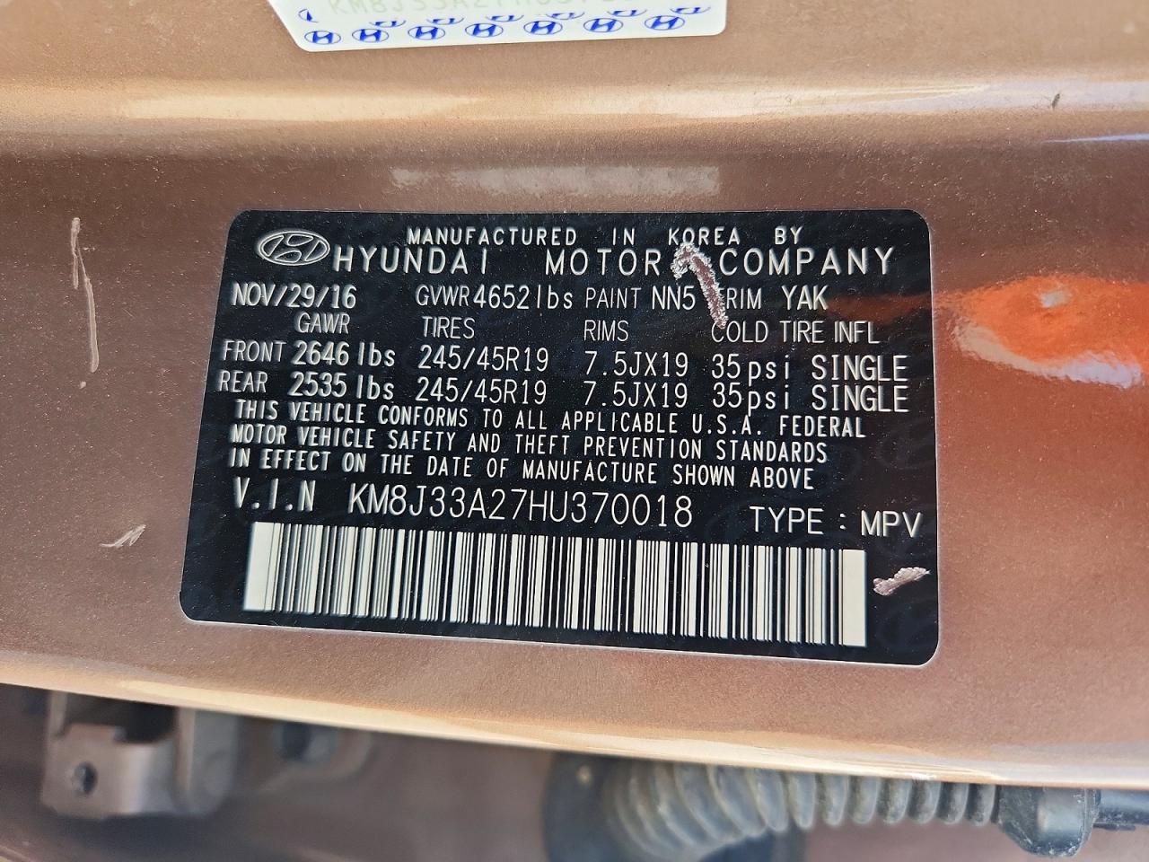 Hyundai TUCSON Limited