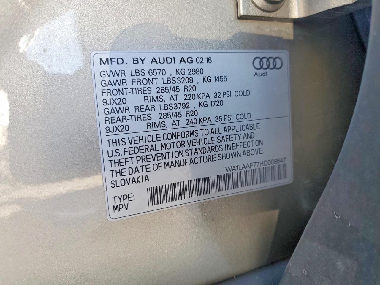Audi Q7 Premium Plus