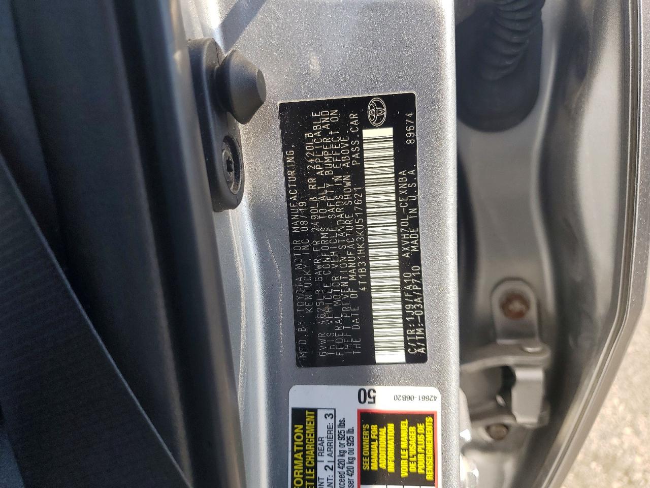 Toyota Camry Le