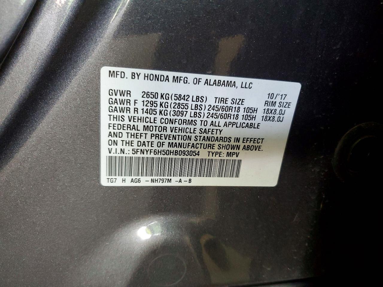 Honda Pilot Exl