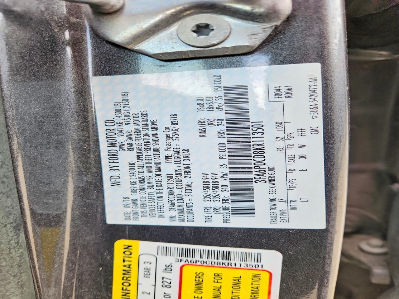 Ford Fusion Sel