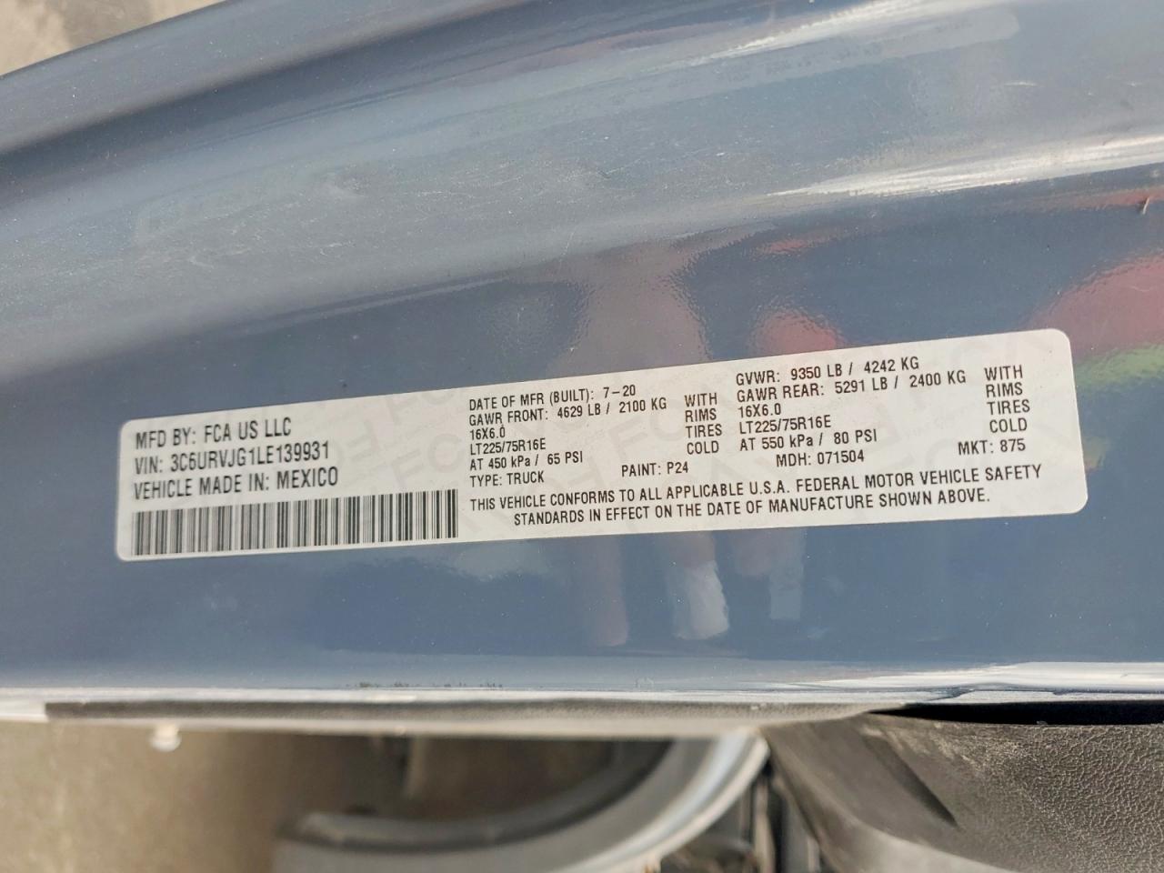Ram Promaster 3500 High