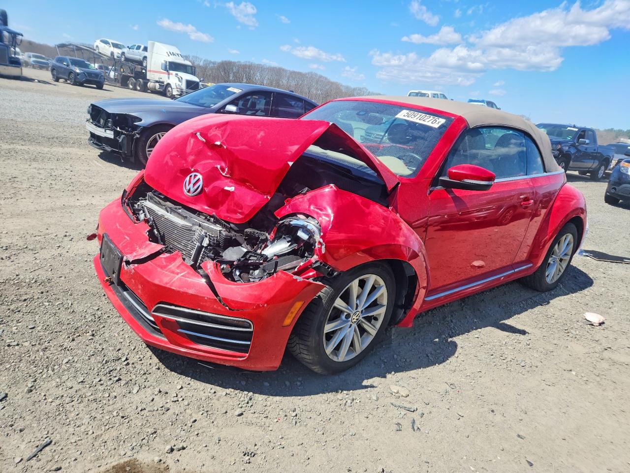 Salvage Volkswagen Beetle Image