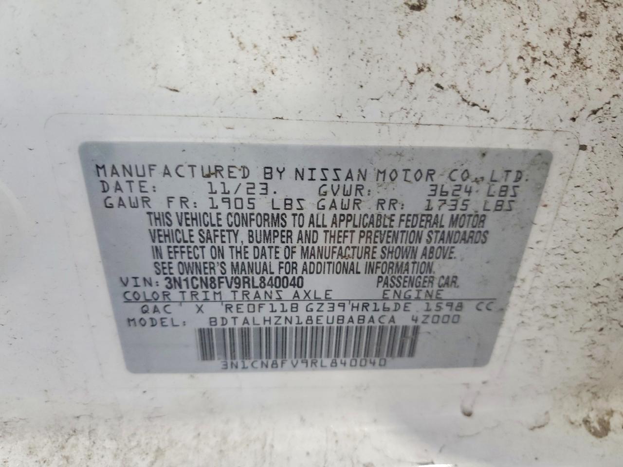 Nissan Versa Sr
