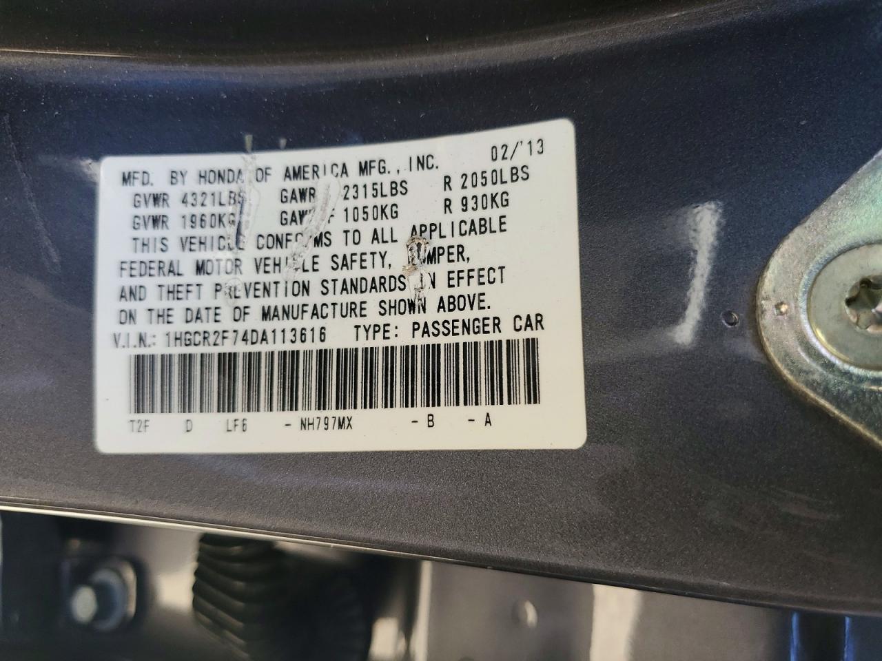 Honda Accord Ex