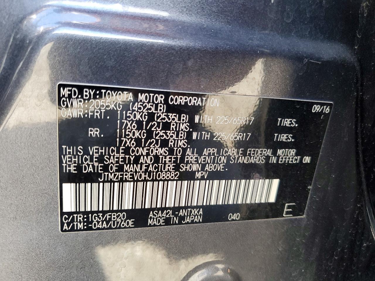 Toyota RAV4 Le