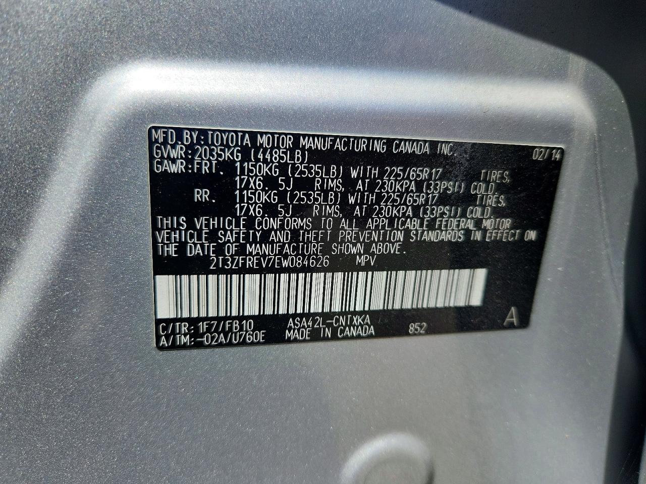 Toyota RAV4 Le