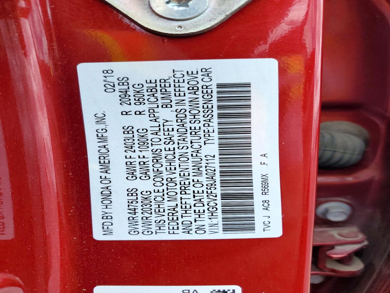 Honda Accord Exl