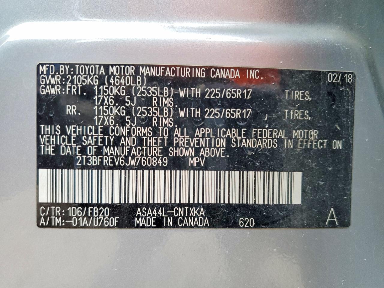 Toyota RAV4 Le