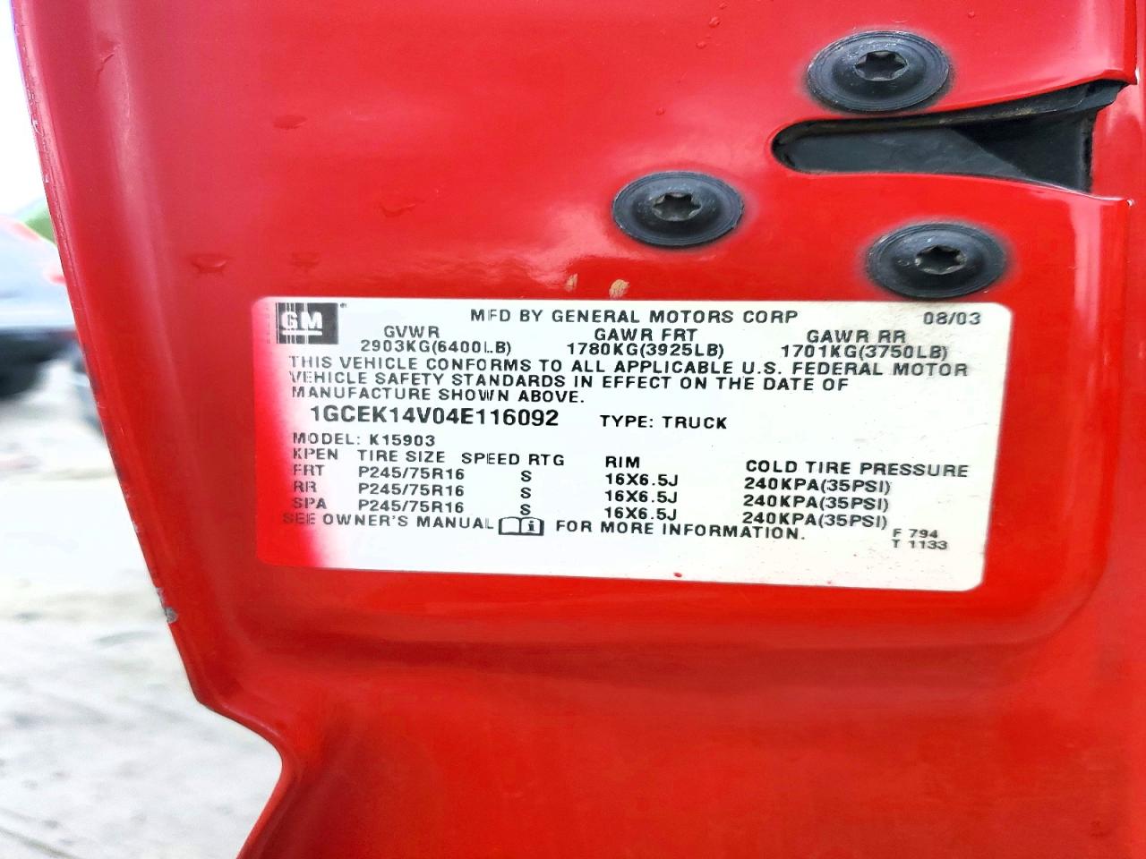 Chevrolet Silverado K1500