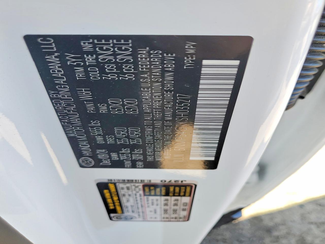 Hyundai SANTA FE Calligraphy