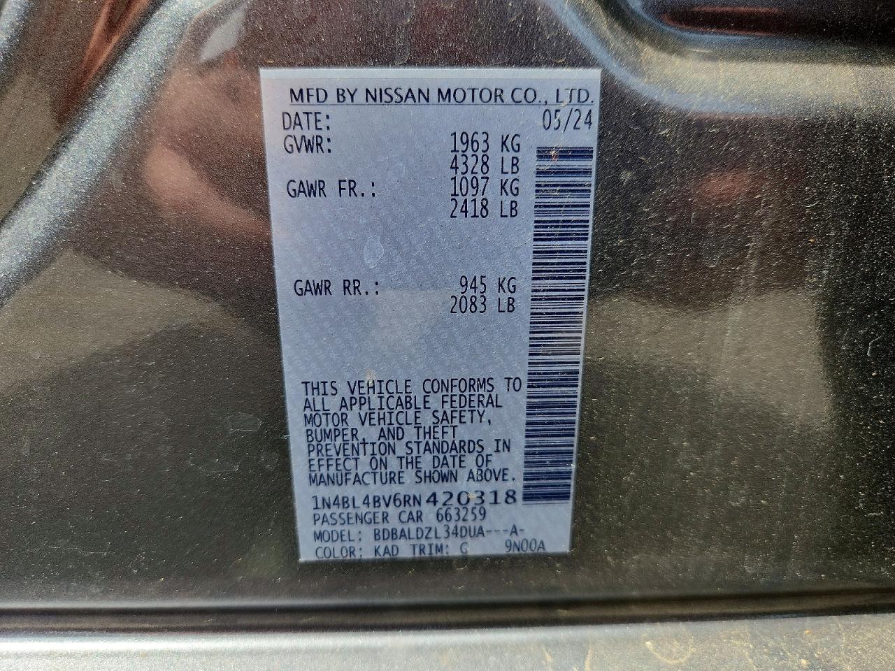 Nissan Altima S