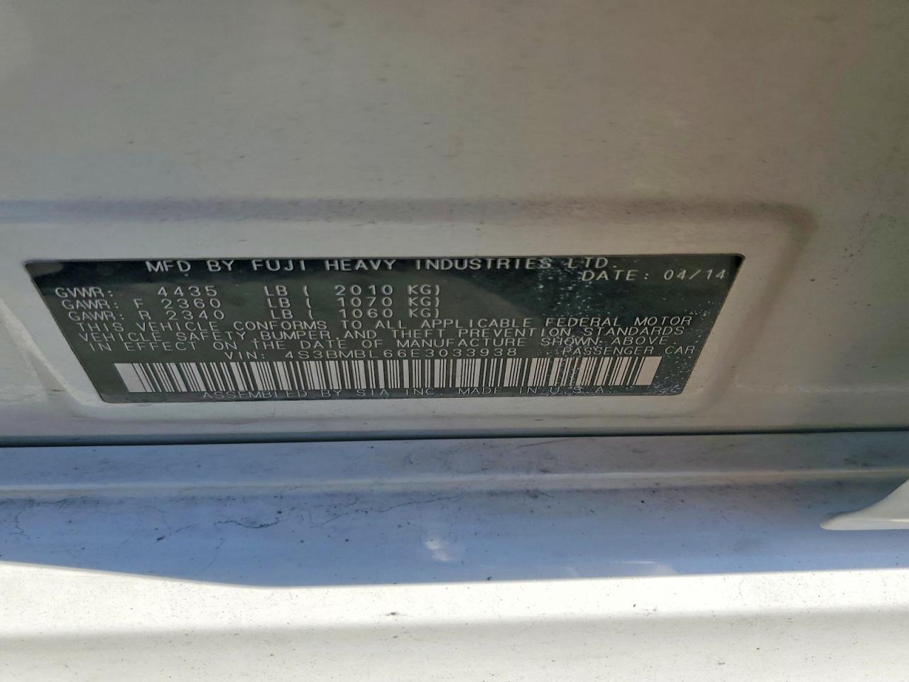 Subaru Legacy 2.5i Limited