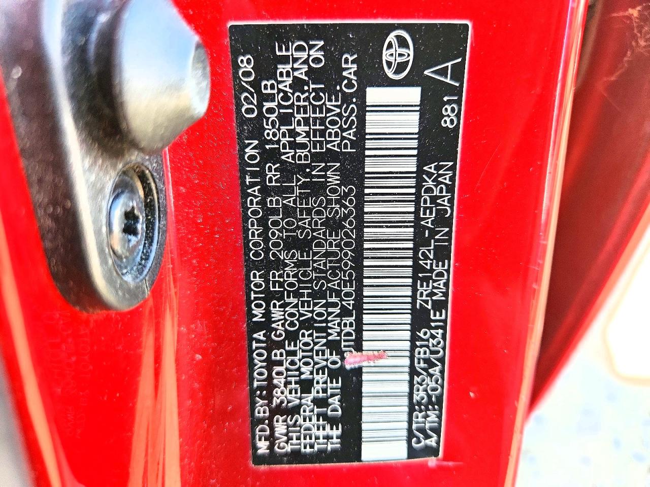 Toyota Corolla Le