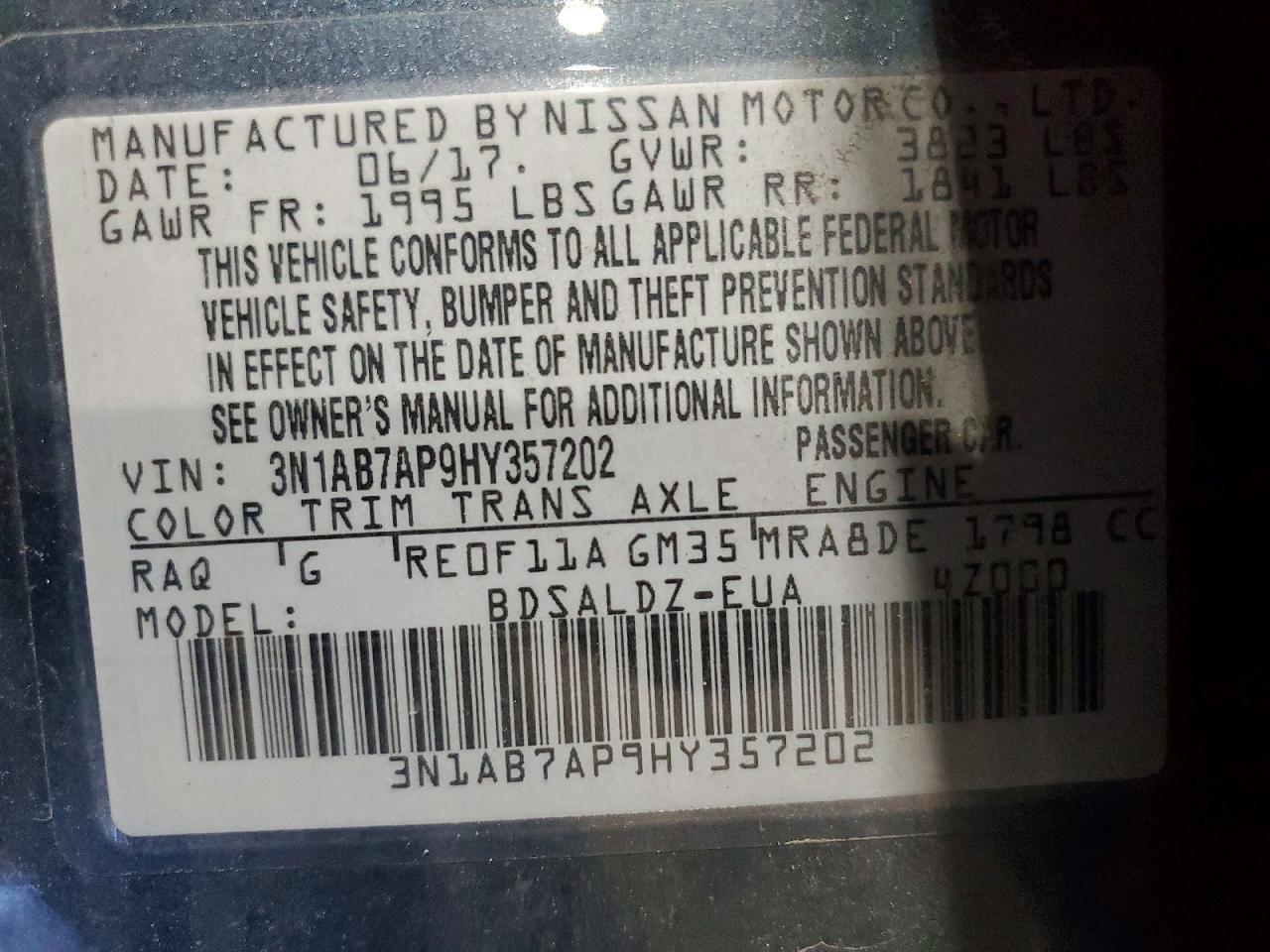 Nissan Sentra Sv