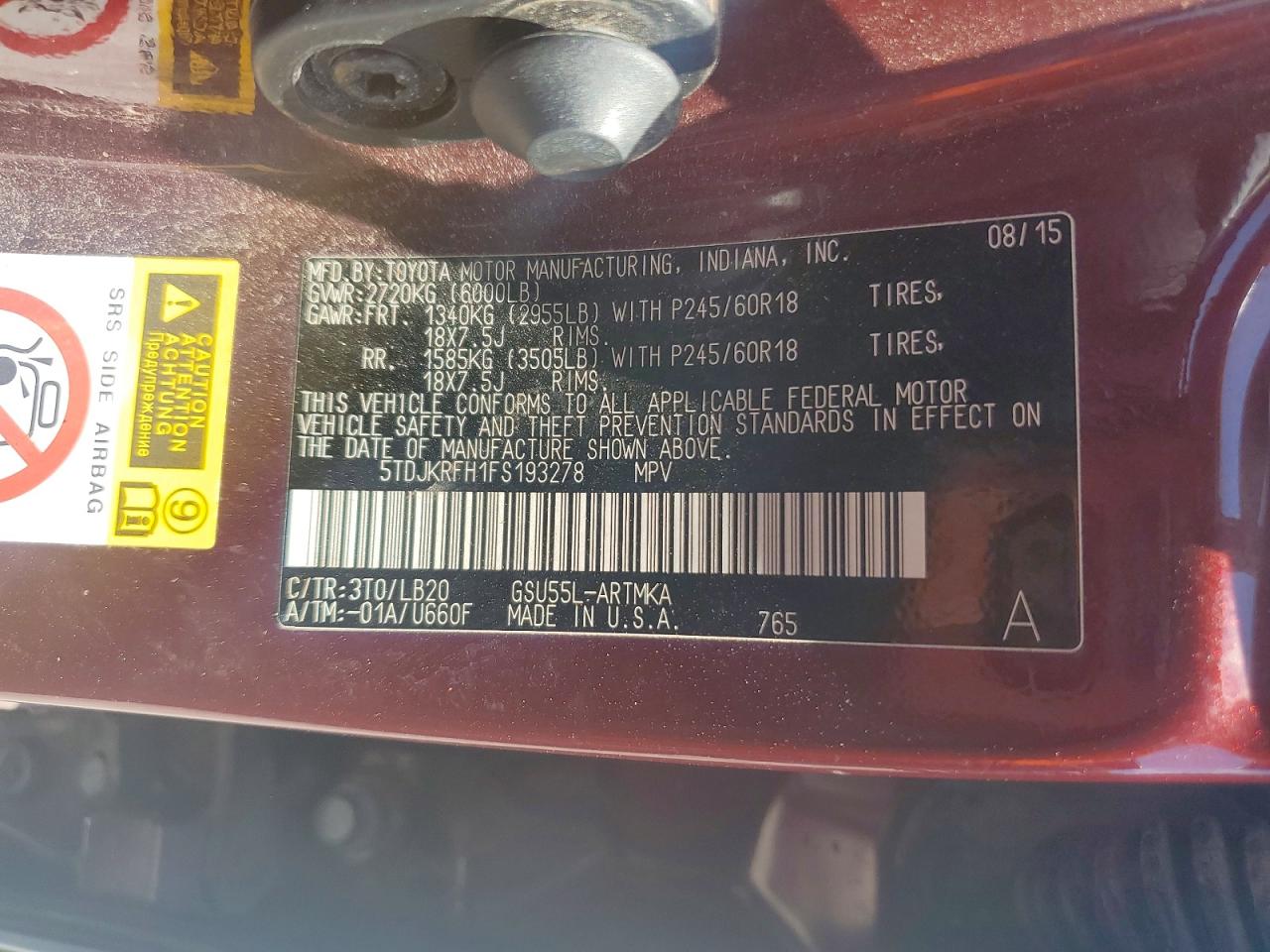 Toyota Highlander Xle