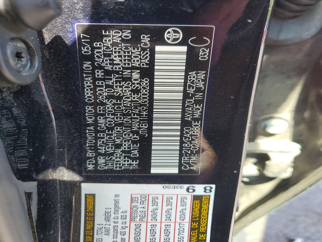 Toyota Camry Se