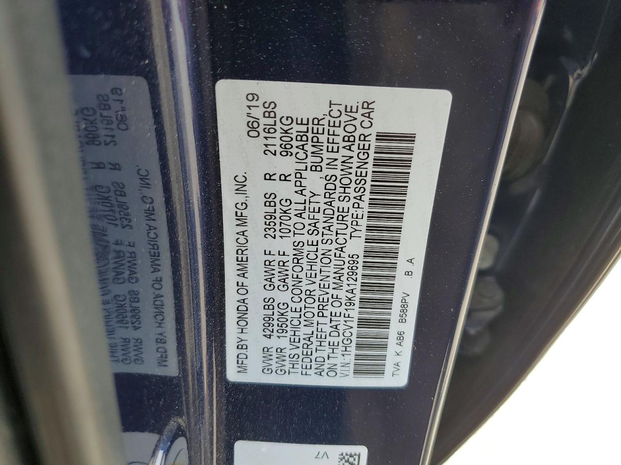 Honda Accord Lx