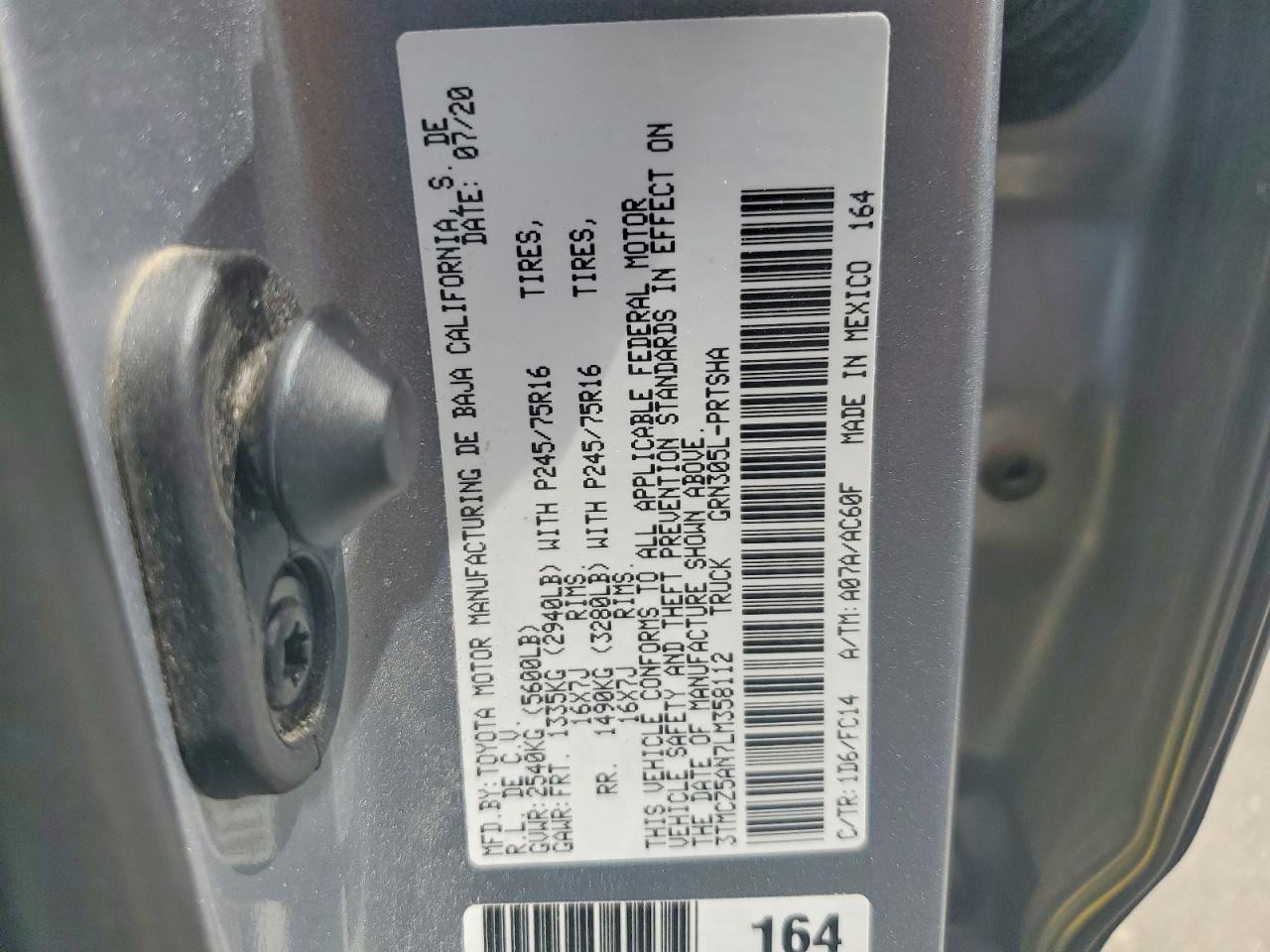 Toyota Tacoma Sr5 V6
